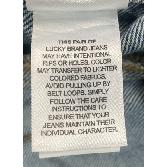 Lucky Brand Tomboy Trucker Jean Jacket Women's Medium M Blue Denim Button Front - Picture 7 of 10